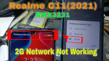 Realme C11(2021) Network problem solution / Realme RMX3231 2G Network Not Working. 2G ic replacement