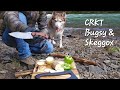 Crkt extreme survival blades tops bugsy 3600 micarta 1095  skeggox bearded axe sk5 field review