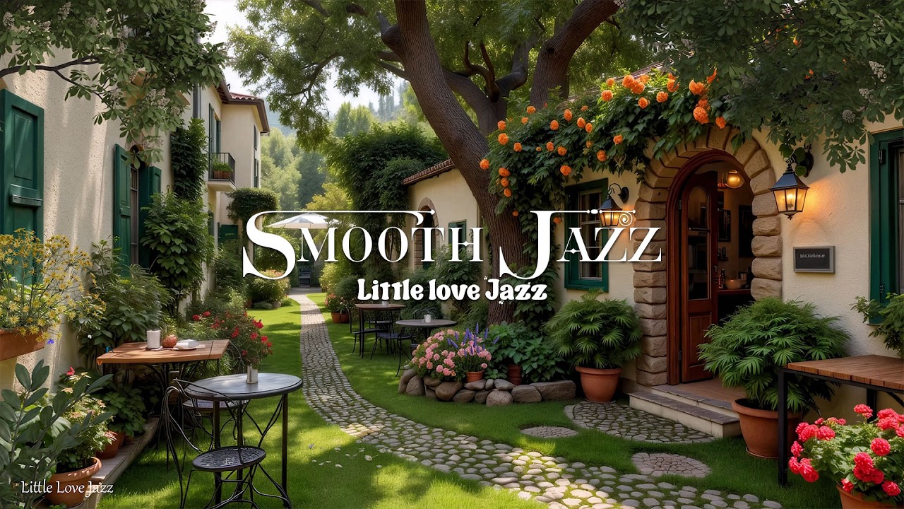 ☀️ Soft Morning Jazz in a Blooming Hidden Garden 🌷 Peaceful Sounds for Study & Rest