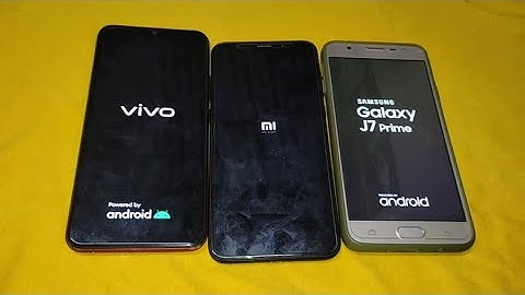 Vivo y12 vs Redmi note 5 vs Samsung j7 reboot speed test / y12, j7, mi 5 Guess who win booting test