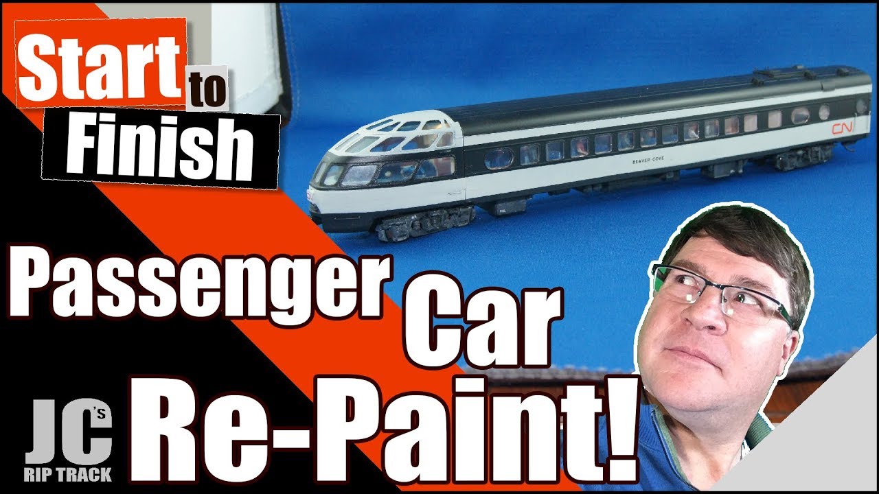 Repainting an HO Scale Passenger Car Inside Out! YouTube