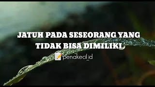 JATUH PADA SESEORANG YANG TIDAK BISA DIMILIKI