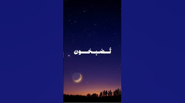﴿ فَسُبْحَانَ اللَّهِ حِينَ تُمْسُونَ وَحِينَ تُصْبِحُونَ﴾سورة[ الروم]#قرآن #المنشاوي