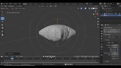 Modelling a pillow in less than 3 minutes in blender 2.8