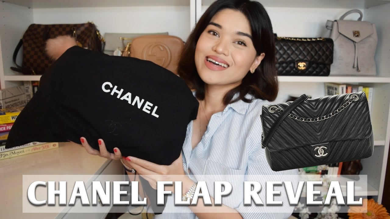 CHANEL CHEVRON FLAP BAG REVEAL 