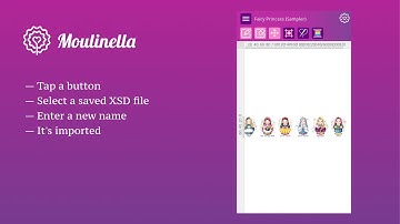 How to open XSD cross stitch pattern on iOS or Android - Moulinella Cross Stitch app