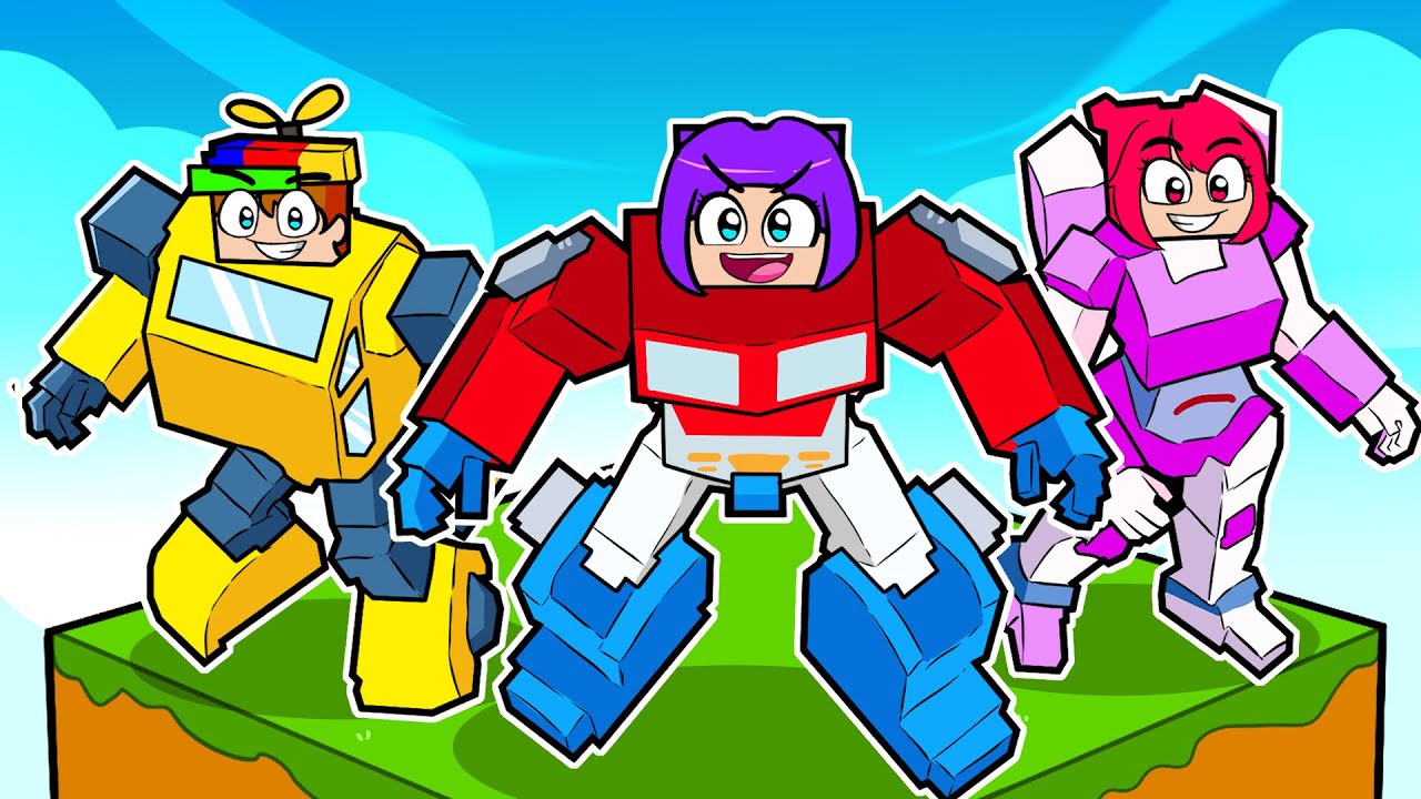 Minecraft'ta TRANSFORMERS olarak Büyüdüm!