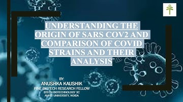 Understanding the origin of SARS CoV2 and comparison of Covid strains & their analysis - By Anushka