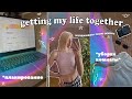 Налаживаю СВОЮ жизнь | getting my life together | уборка, планирование, учеба 🤍🥨