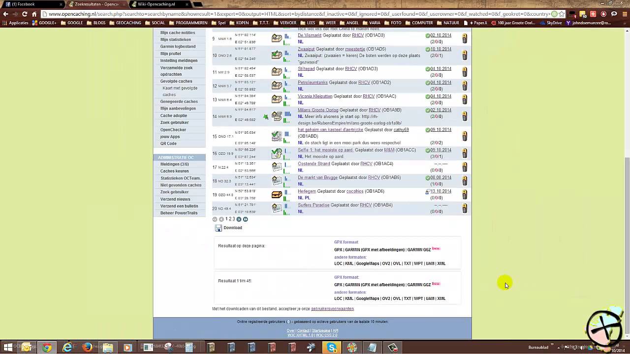 Opencaching -  ggz bestand