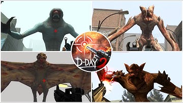 Zombie Hunter D Day 2 - All Bosses  Fight + 3 Stars 🌟🌟🌟Gameplay Walkthrough (iOS, Android)
