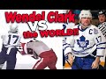 Wendel clark vs the world  one of the best hockey fighters of all time