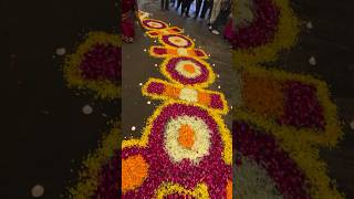 Bridal home entry flower decoration at home #decoration  #shortvideo #flowers