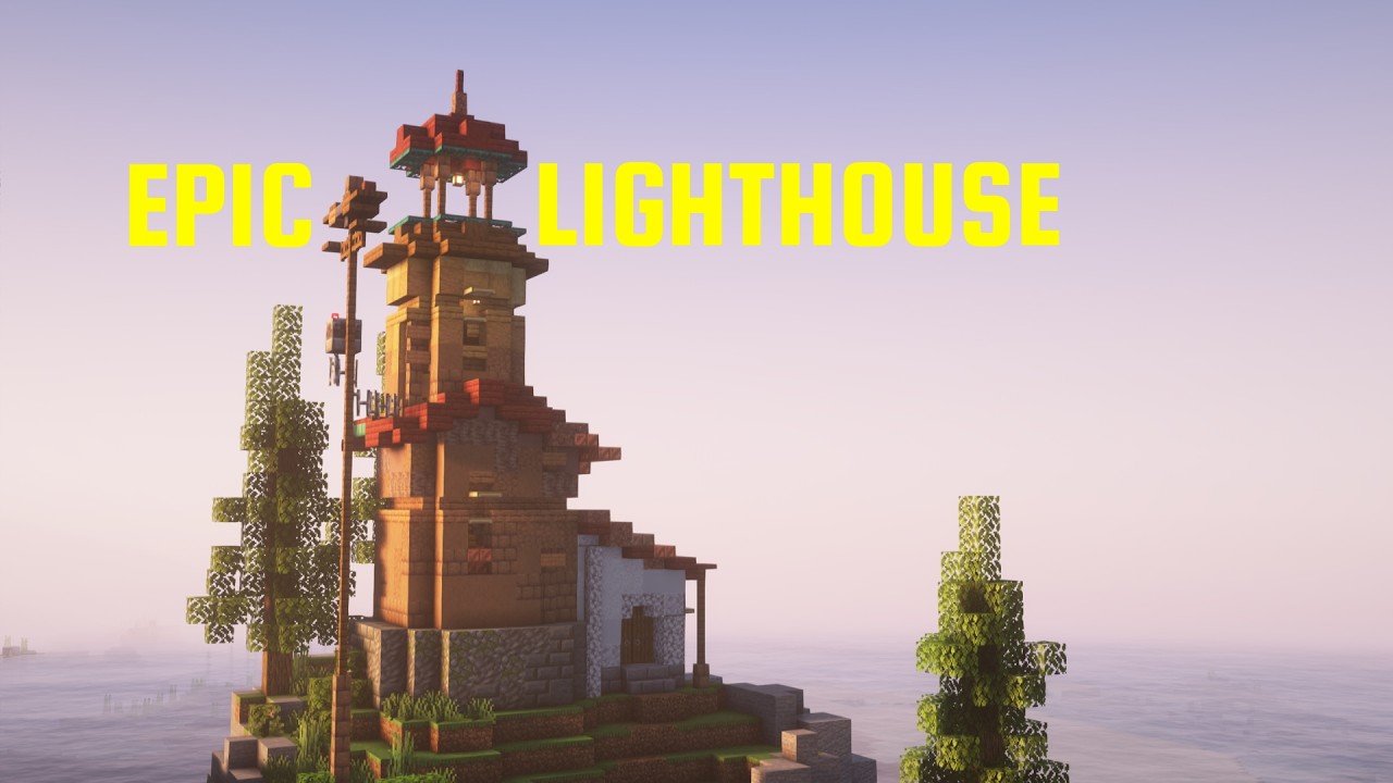 I Built an EPIC LIGHTHOUSE in Survival MINECRAFT - YouTube