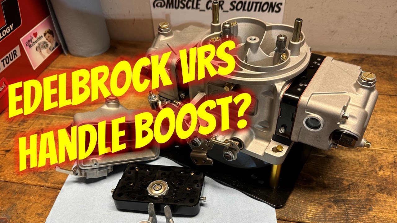 Edelbrock VRS4150 for Blow Through Applications Everything You Need