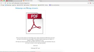 Webassign.net Biology Answers