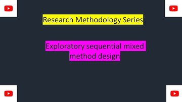 Exploratory Mixed Method design