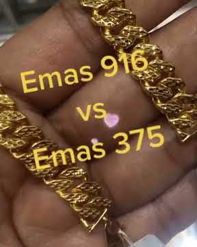 Emas 916 vs Emas 375🤔🤔