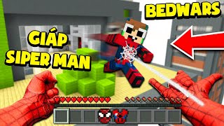 KHANGG HACK BEDWARS GIÁP SPIDERMAN NGƯỜI NHỆN TIÊU DIỆT VÀ TROLL NOOB TEAM *BEDWARS THỬ THÁCH