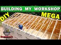 Building my workshop  diy shed build  20 x 30 mega shop