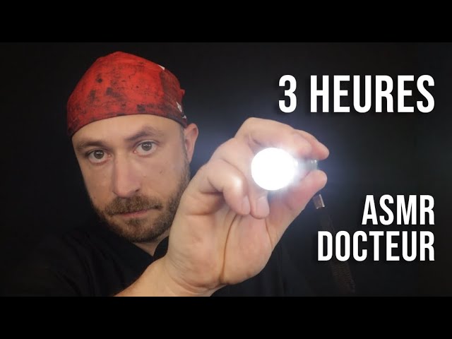 3 heures d'examens médicaux et nerfs crâniens - Compilation ASMR