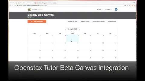 How to integrate OpenStax Tutor with your Canvas course
