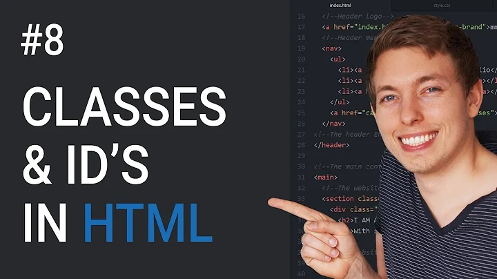 8: Introduction to Classes and IDs in HTML | Learn HTML and CSS | Learn HTML & CSS Full Course