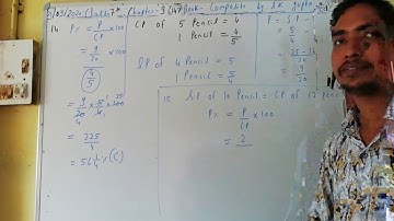 Class 7th Exercise 9 (d) Page no. 147 Chapter 9 Percentage And Its Applications