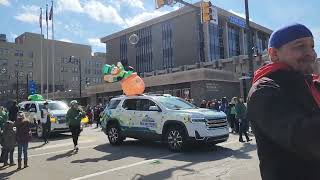 St. Patrick's Day parade in Erie, PA, on March 16, 2024