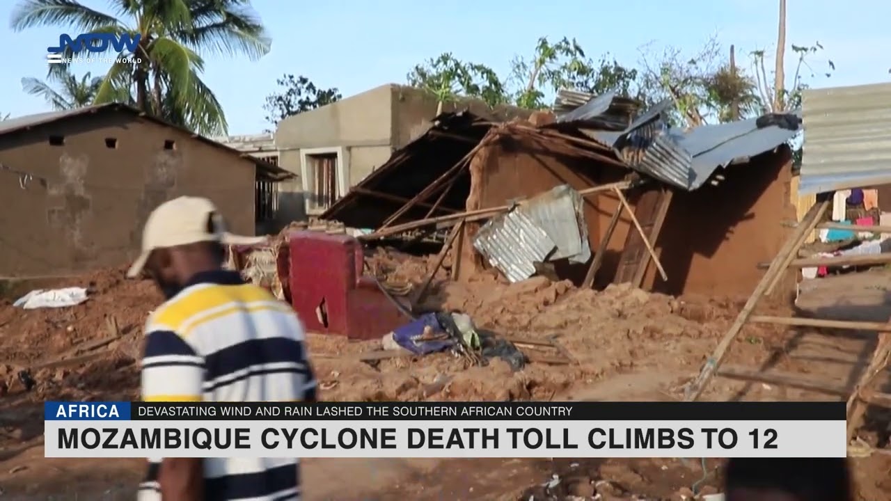 Mozambique cyclone death toll climbs to 12