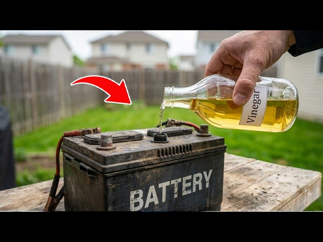 I keep using copper pipes to revive the same car battery for 15 years 🔋😲 Never throw them away!