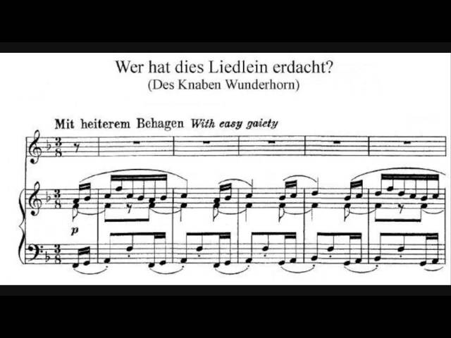 Mahler - Des Knaben Wunderhorn: Lieder divers