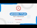 Modern text animation in kinemaster   kinemaster tutorial  vaibhav creates