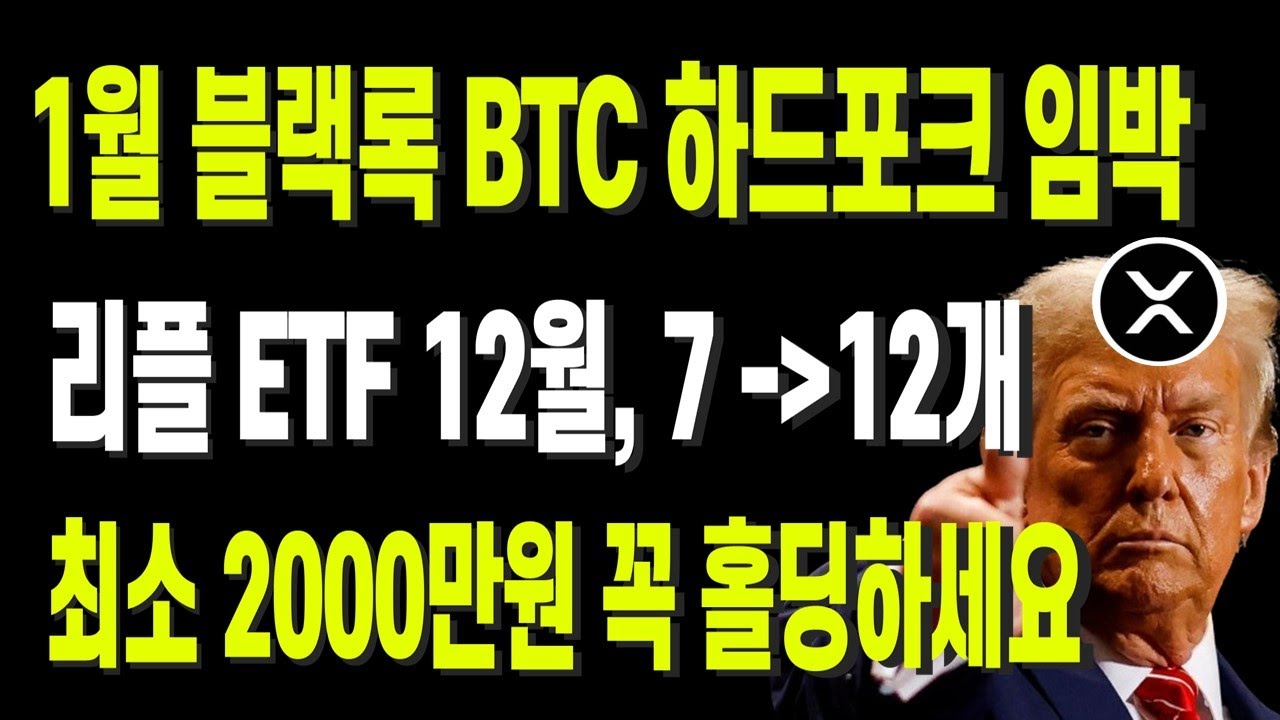 BlackRock plans a BTC hard fork in January! Ripple ETFs to increase from 7  to 12 in December! Be ... - YouTube