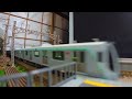 【リアル目線】Nゲージ 東急2020系 発車&東急5000系 入線シーン【ユート放送局】