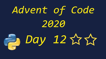 Advent of Code 2020 Day 12 - using Python