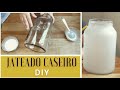 JATEADO CASEIRO com 3 materiais | Fácil | Rápido e Econômico de fazer - DIY