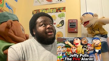 SML MOVIE: JEFFY PULLS THE FIRE ALARM! (REACTION) #sml #jeffy #reaction 