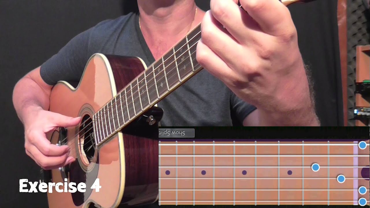Corso di chitarra gratis - Fingerstyle - Passo 4 - YouTube