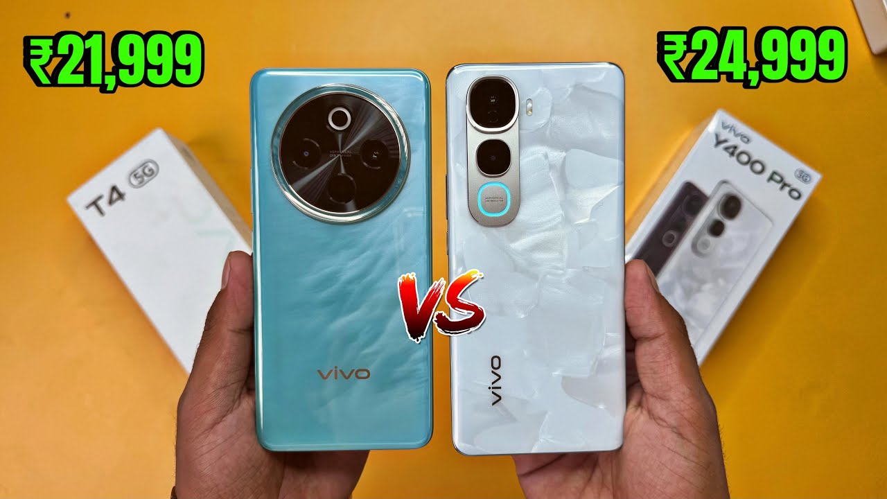 Vivo Y400 Pro 5G Vs Vivo T4 5G Full Comparison - Paisa Bachao !