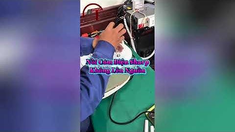 Nồi Cơm Điện Sharp Không Lên Nguồn - Sửa Chữa Tại Điện Lạnh Anh Thắng
