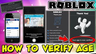 How to Verify Your Age on Roblox With School Id ! 