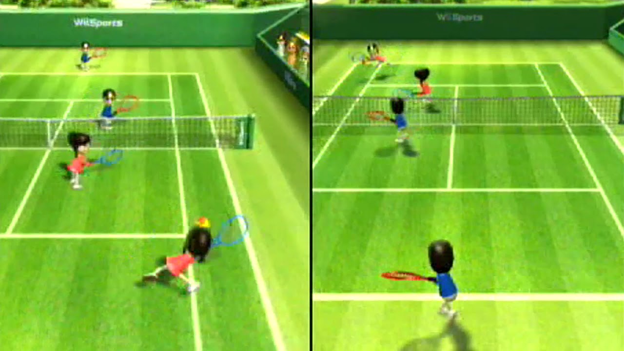 Let's Play! Wii Sports (CoOp) Part 1 Tennis YouTube
