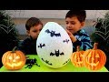 Яйцо с сюрпризами на Хэллоуин Пауки Фигурки Grossery Gang Moose Halloween for kids