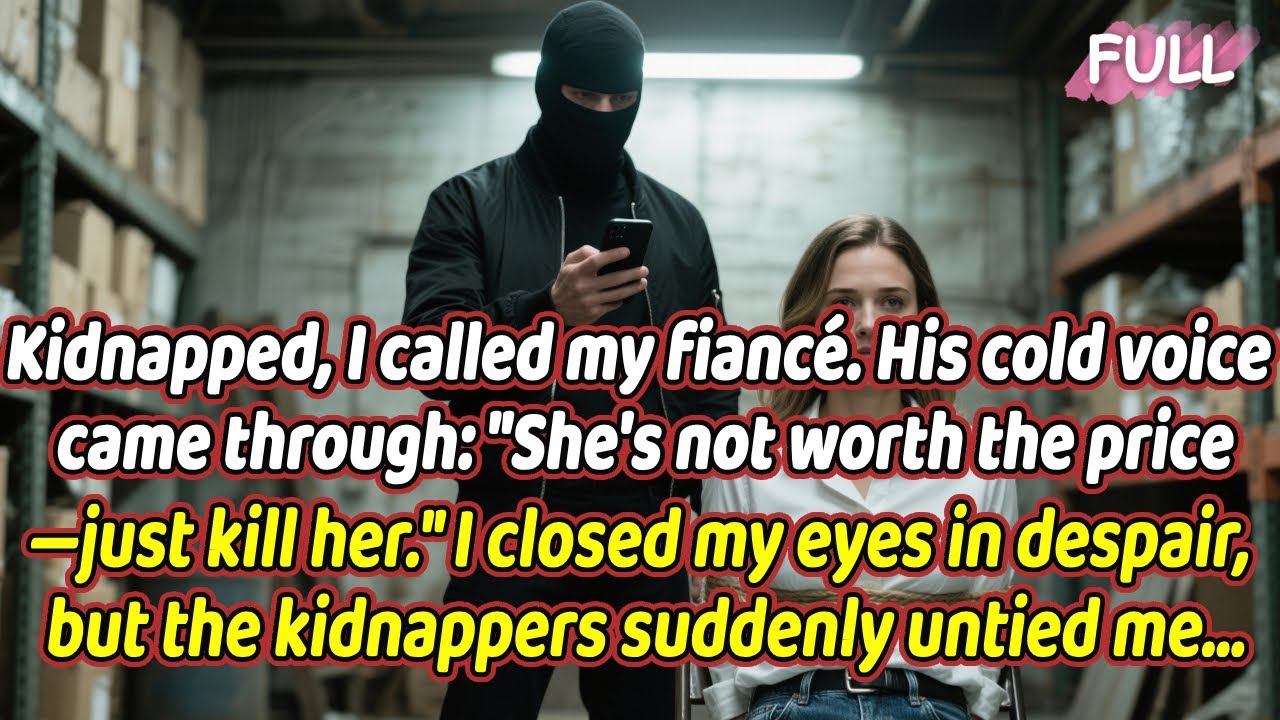 Kidnapped, I called my fiancé. His cold voice came through: 