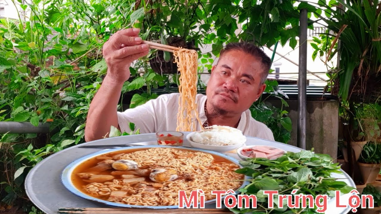 Ăn Sáng.Mì Tôm Trứng Lộn | Biển Nguyễn ngọc NB 