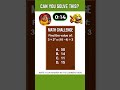 Math Challenge: #shorts #mathchallenge #mathsolution #wondersofwisdom #viral #shortsfeeds #shorts