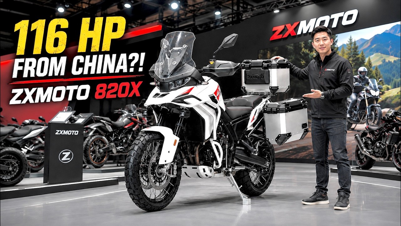 China Just Built a 116HP Triple Adventure Bike – 2027 ZXMOTO 820X