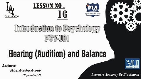 Introduction to Psychology –PSY101 VU Urdu | Lecture No.16 | Learners Academy By Bia Baloch