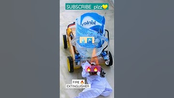 How to Make ESP8266  Wifi controlled Fire 🔥  Extinguisher  Car 🚗  #ESP8266 #shorts #reels #ytshorts